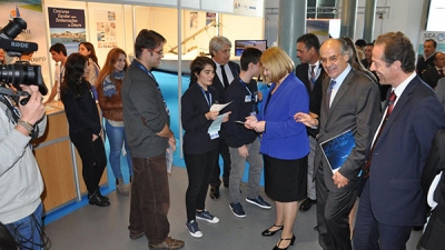 Ministra do Mar, Eng. Ana Paula Vitorino, conversa com alunos do Colégio Euro-Atlântico!